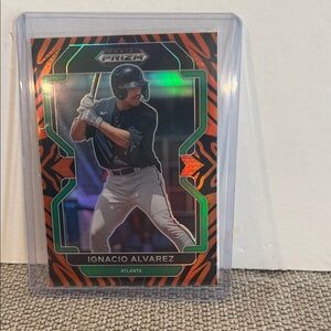 2022 Panini Prizm Draft Picks Tiger Stripe Prizm Ignacio (Nacho) Alvarez 78/99